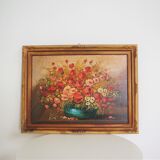 Floral arrangement painted by Lina Rossi, 1930s