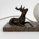 Veilleuse Art Déco aux cerfs – vers 1930