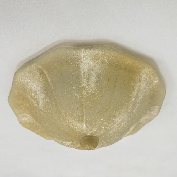 Plafonnier en verre de Murano italien du milieu du siècle, années 1970