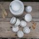 Tea cups and saucers Porcelain Art Deco
