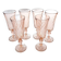 Champagne flutes rosaline swirl arcoroc luminarc