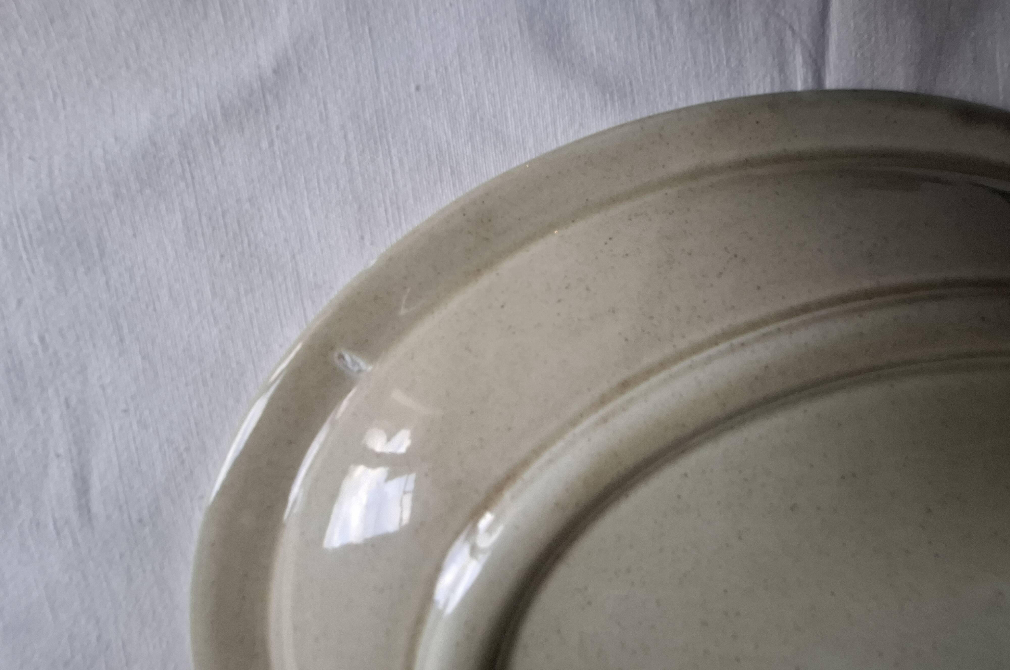 Large oval ceramic platter