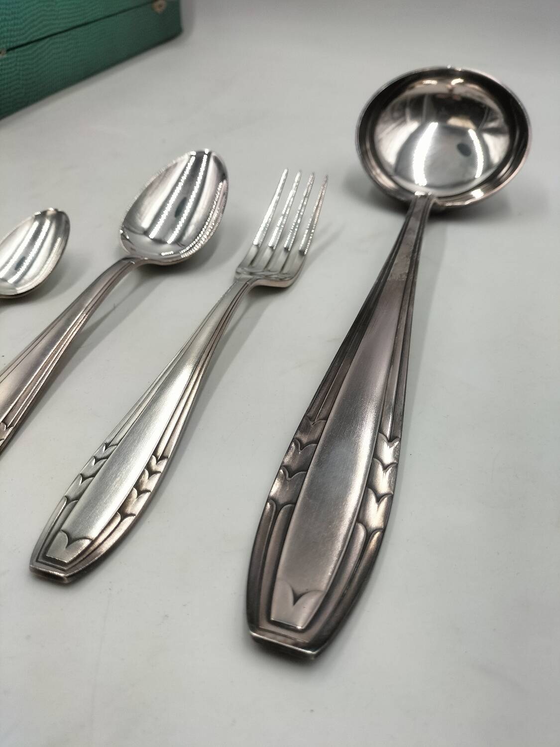 Ménagère métal argenté art deco