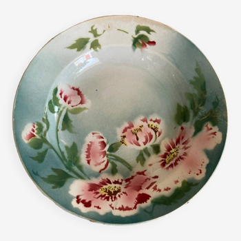 Large vintage dish Flowers St Amand and Hamage