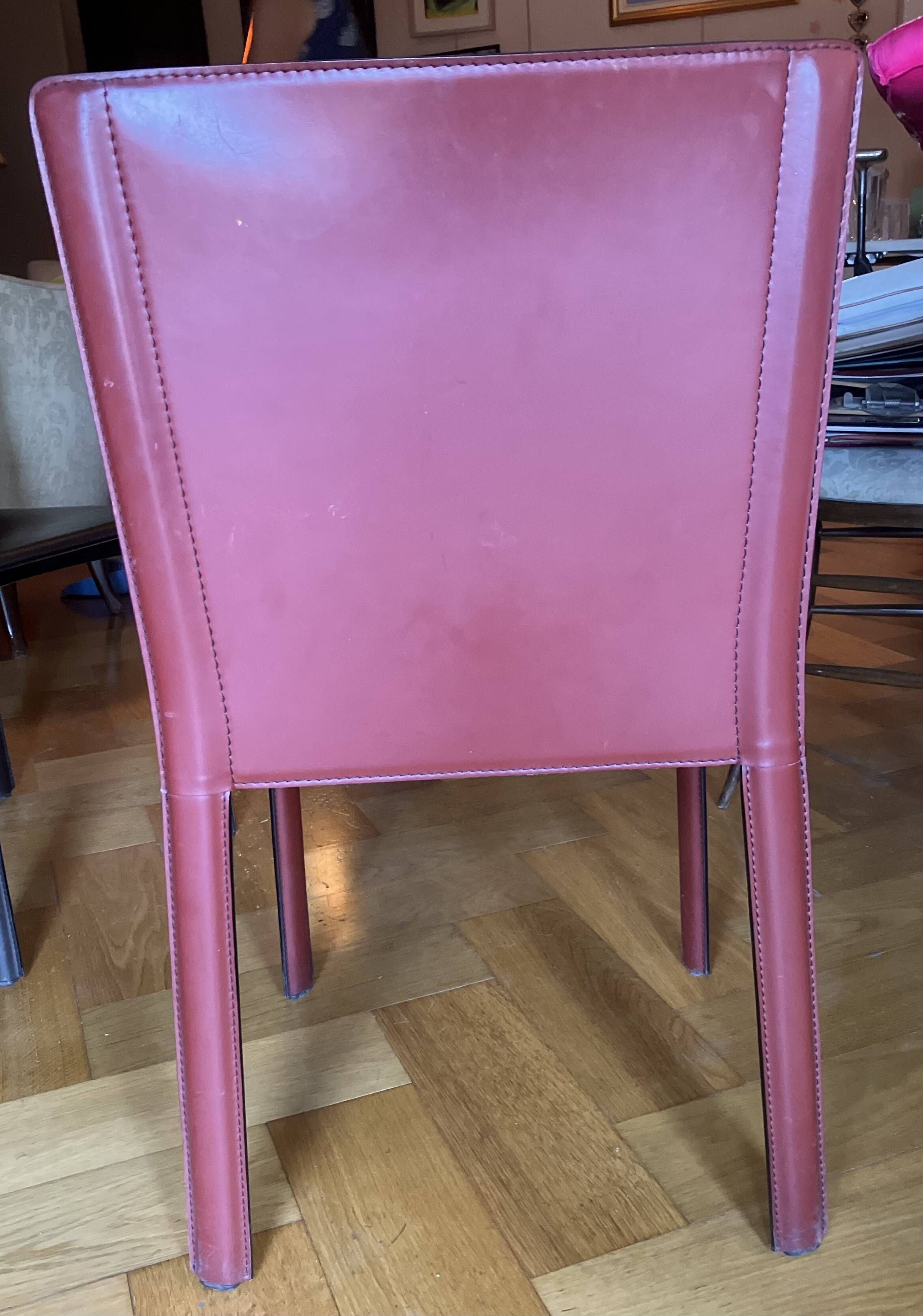 Bordeaux design chair by Giancarlo Vegni for Fasem 1980.