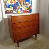 Chest of drawers vintage 60s teak