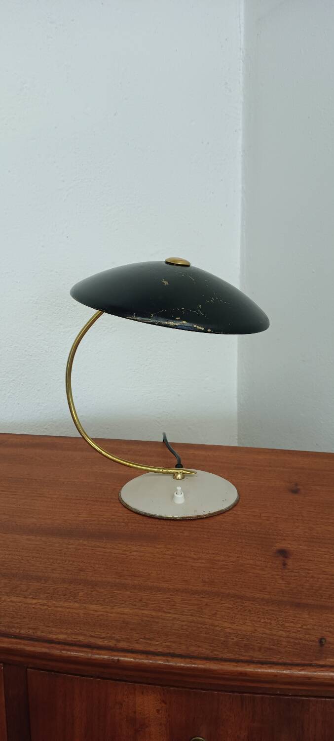 1950s saucer lamp