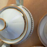 Service à thé en porcelaine de Sologne