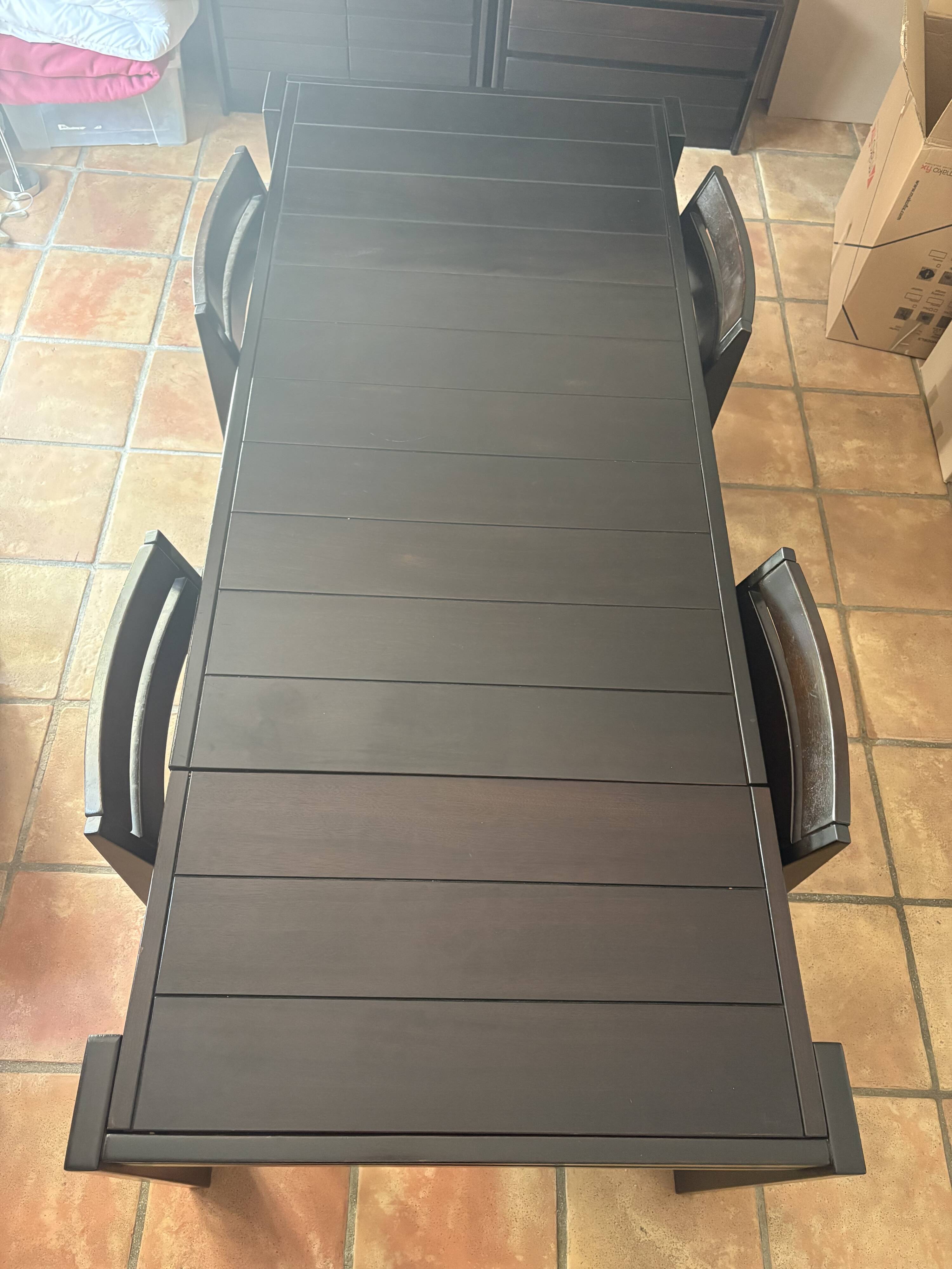 Dining Table Maison Regain in Iroko Wood sold individually