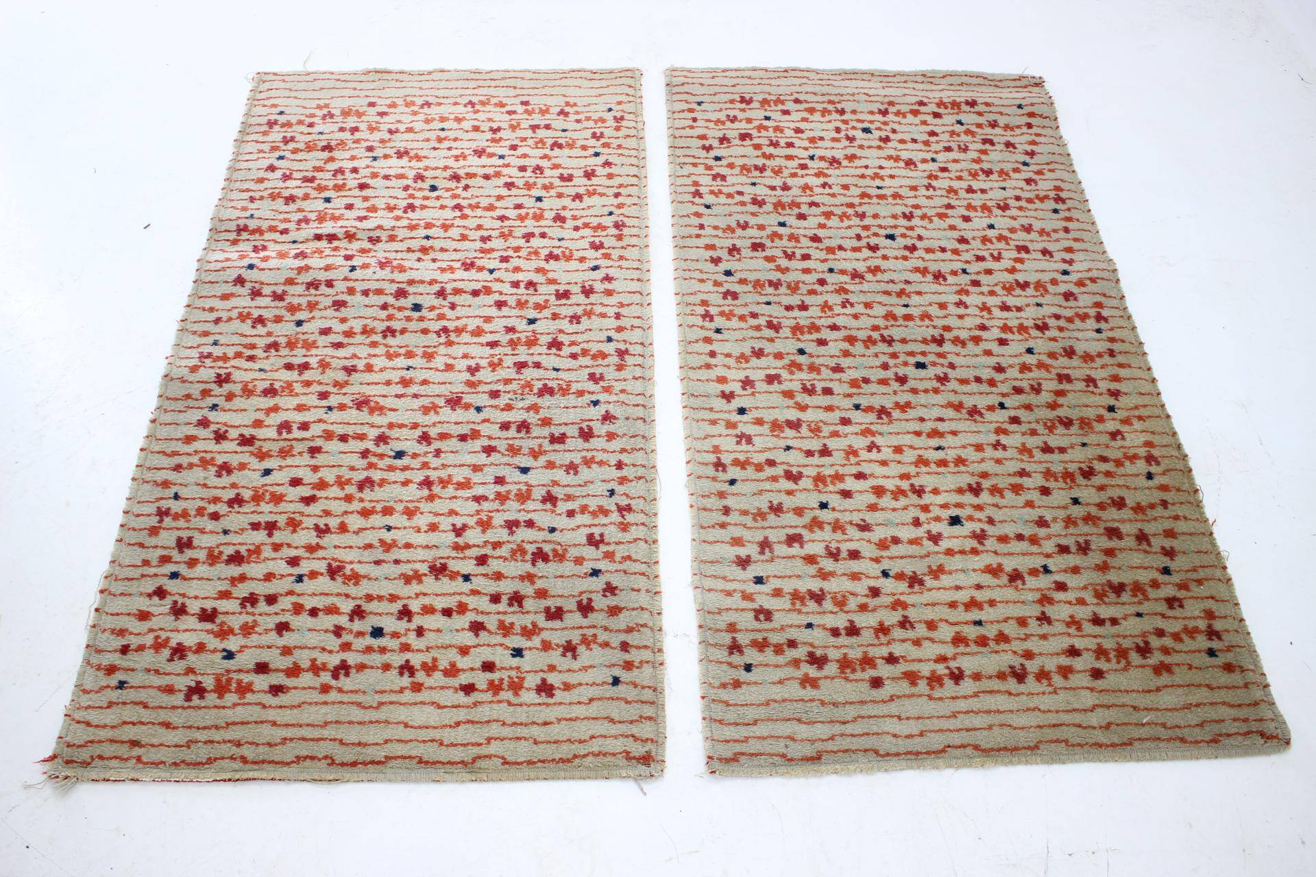 Pair of Design Abstract Modernist Carpets / Rugs, 1960s