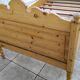 Vintage pine bed chalet style Savoie for one person