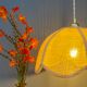 Suspension lamp vintage pink
