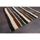 Vintage Turkish Hand-Knotted Wool Cotton Beige Kilim Area Rug 127x140