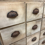 Magnificent wooden workshop cabinet.