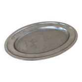 Vintage stainless steel serving tray: