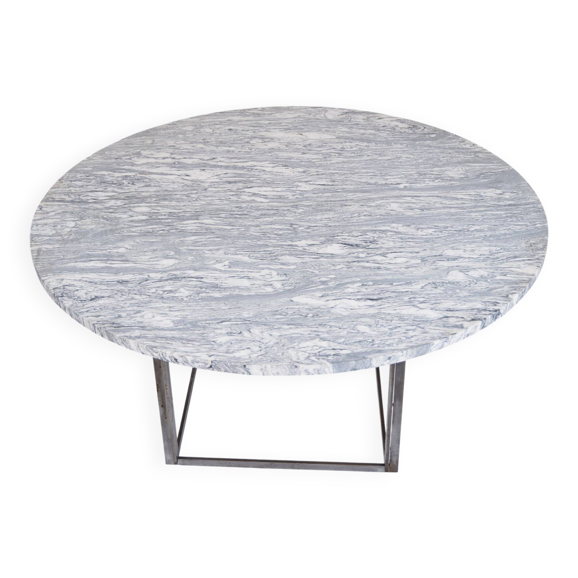 Rare PK 54 dining table - Model PK 54 - Cipollini marble top - Poul Kjærholm - E. Kold Christensen - 1960s