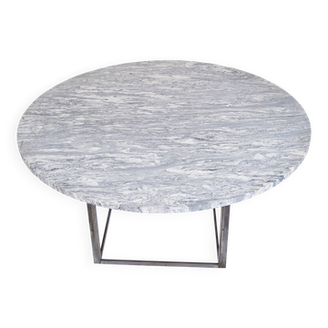 Table à manger PK 54 rare - Modèle PK 54 - Plateau en marbre Cipollini - Poul Kjærholm - E. Kold Christensen - Années 1960