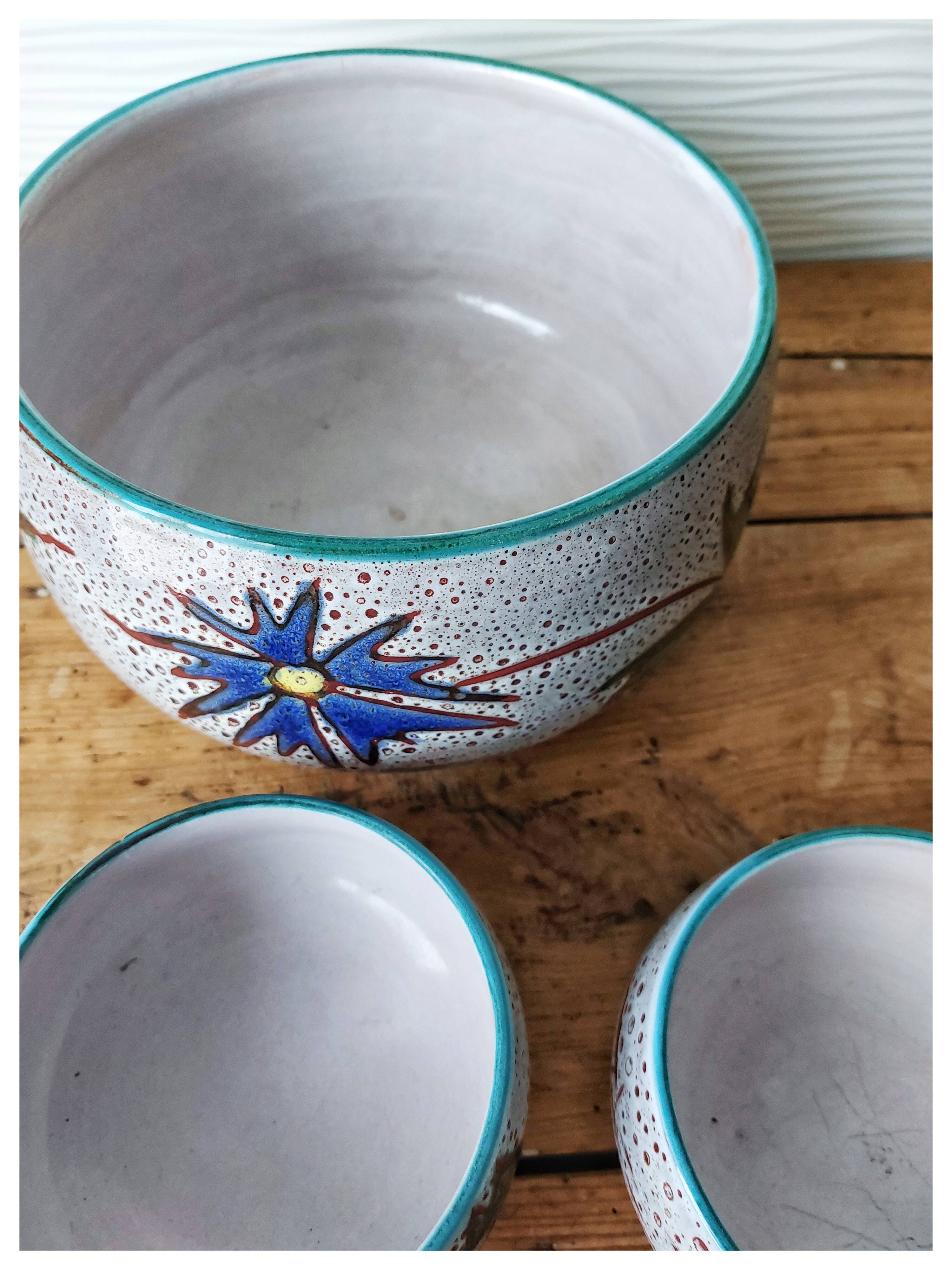 Vallauris thistle vintage service