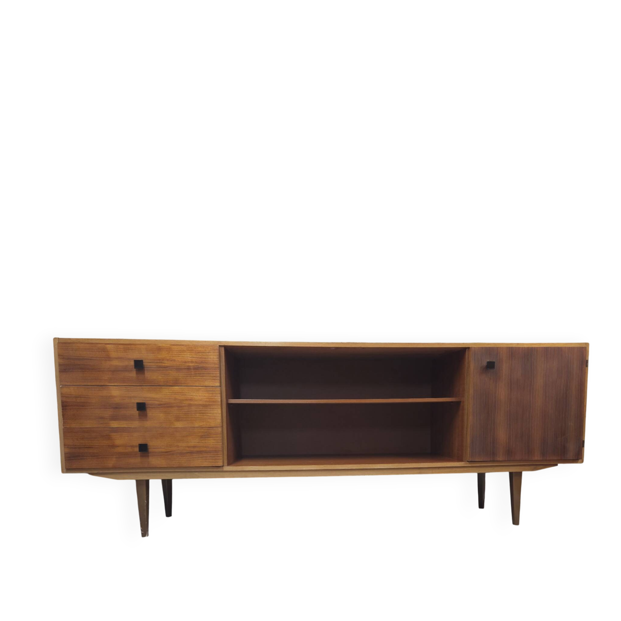 Large vintage sideboard from the 60s/70s – 3 drawers – modernist design