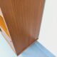 Vintage Scandinavian style secretary bookshelf storage furniture.