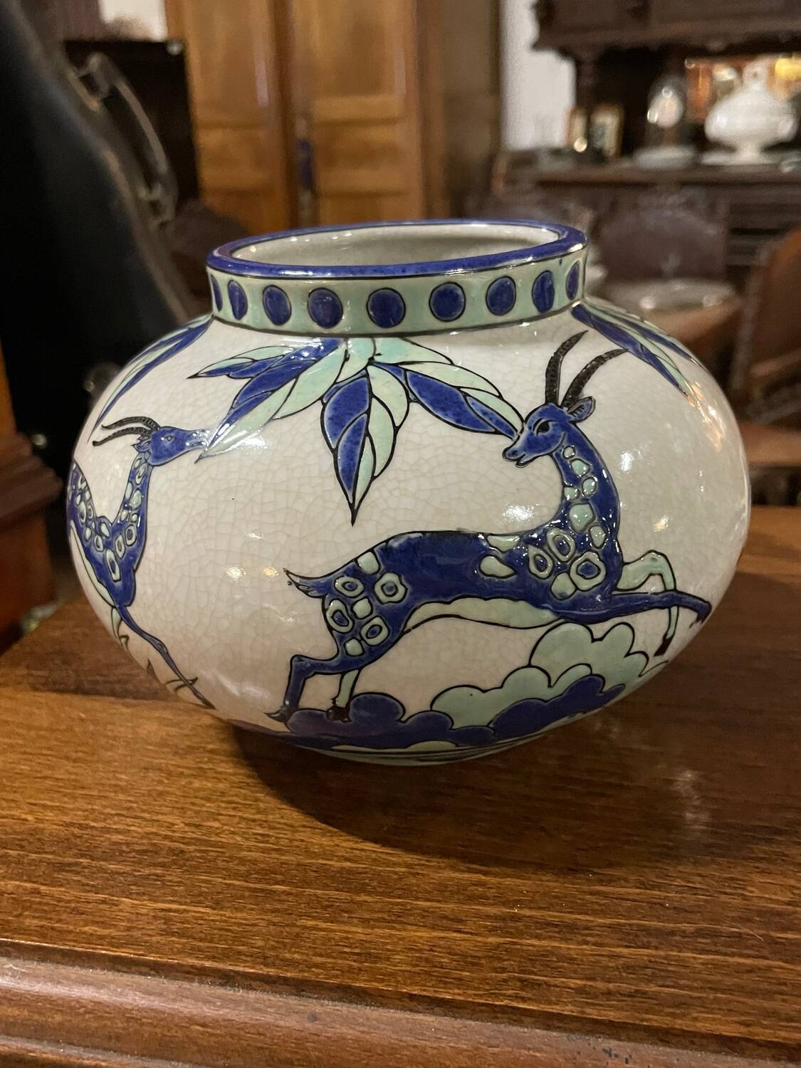 Belgian earthenware vase 1925-1930