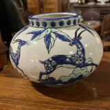 Belgian earthenware vase 1925-1930