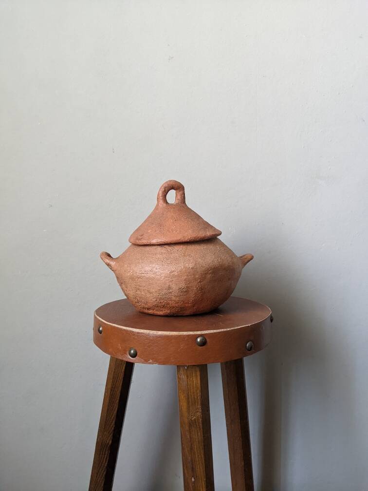 Handmade pottery terracotta slow country decoration pot