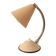 Vintage beige table lamp with gooseneck, Germany 1950s