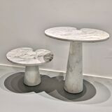 Pair of tables "Eros" by Angelo Mangiarotti for Skipper