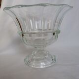Cup on glass stand 22cm high