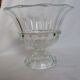 Cup on glass stand 22cm high