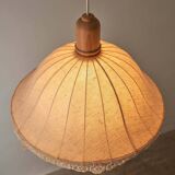 Wood and textile pendant from Sweden