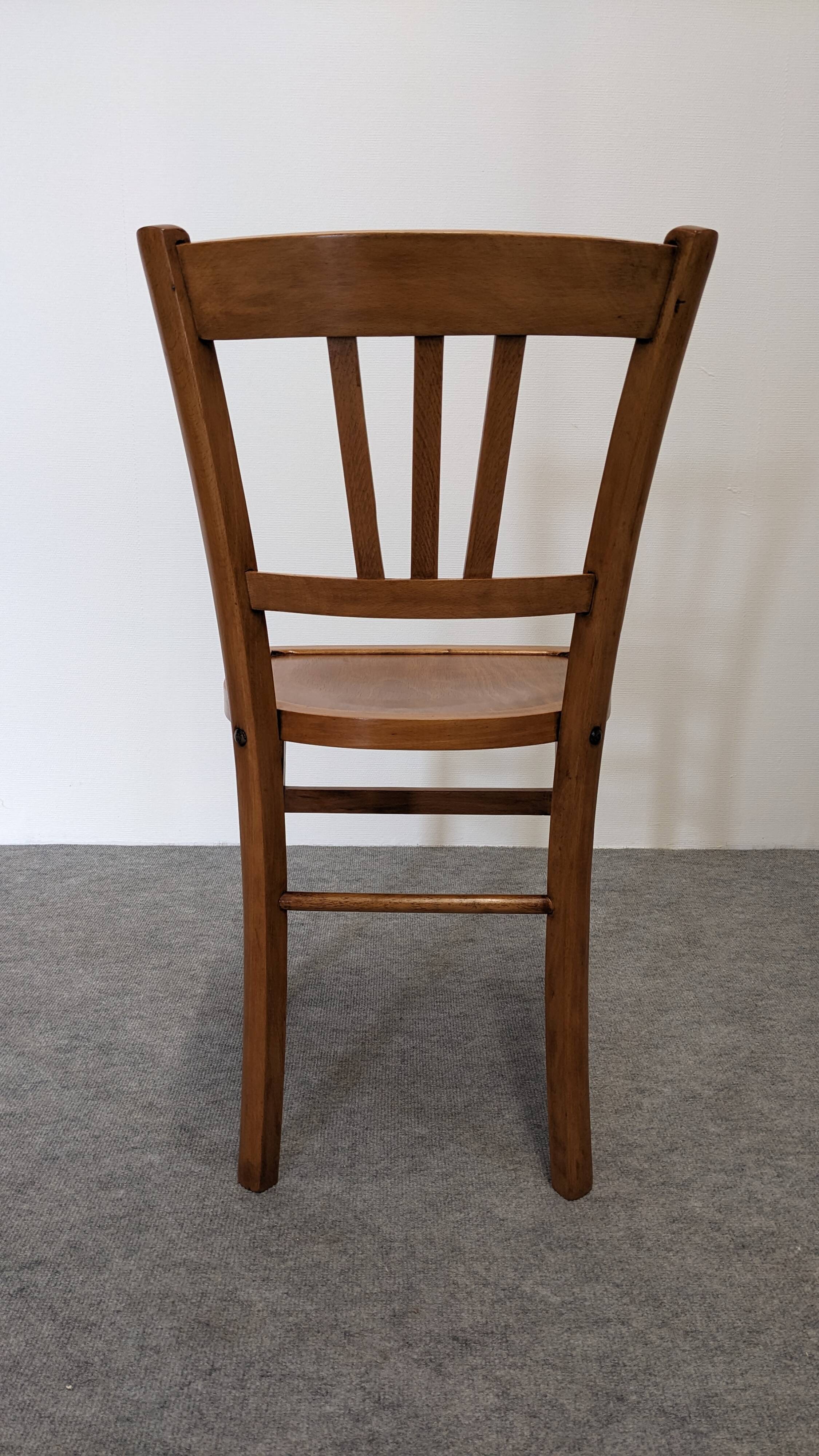 Set of 6 bistro chairs by Luterma, 50s/60s