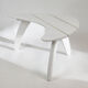 Three garden coffee tables by Huguonnet
