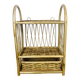 Vintage rattan wall shelf