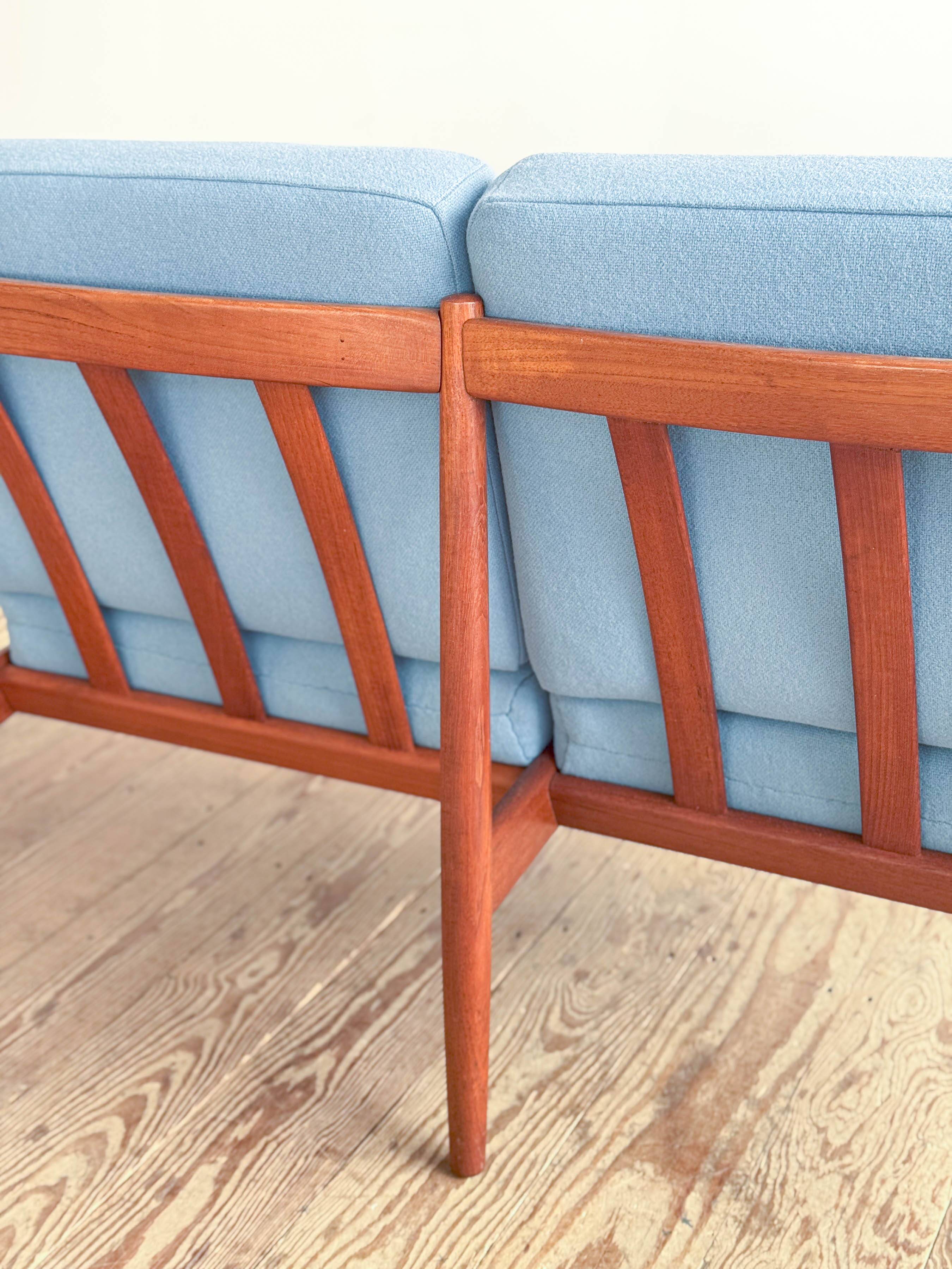 Canapé deux places danois Mid-Century Modern par Glostrup, années 1950