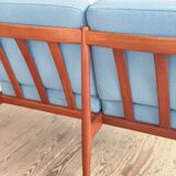 Canapé deux places danois Mid-Century Modern par Glostrup, années 1950