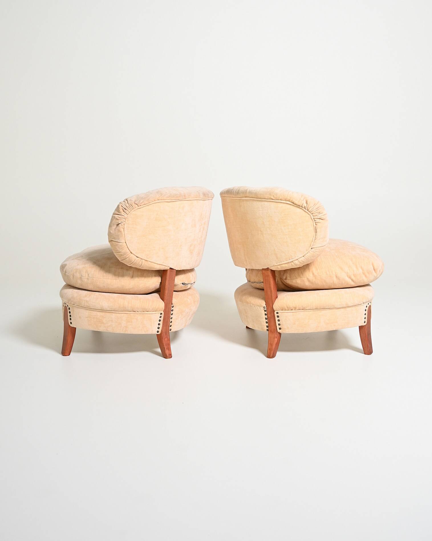 Pair of armchairs by Otto Schulz for Boet, 1940s
