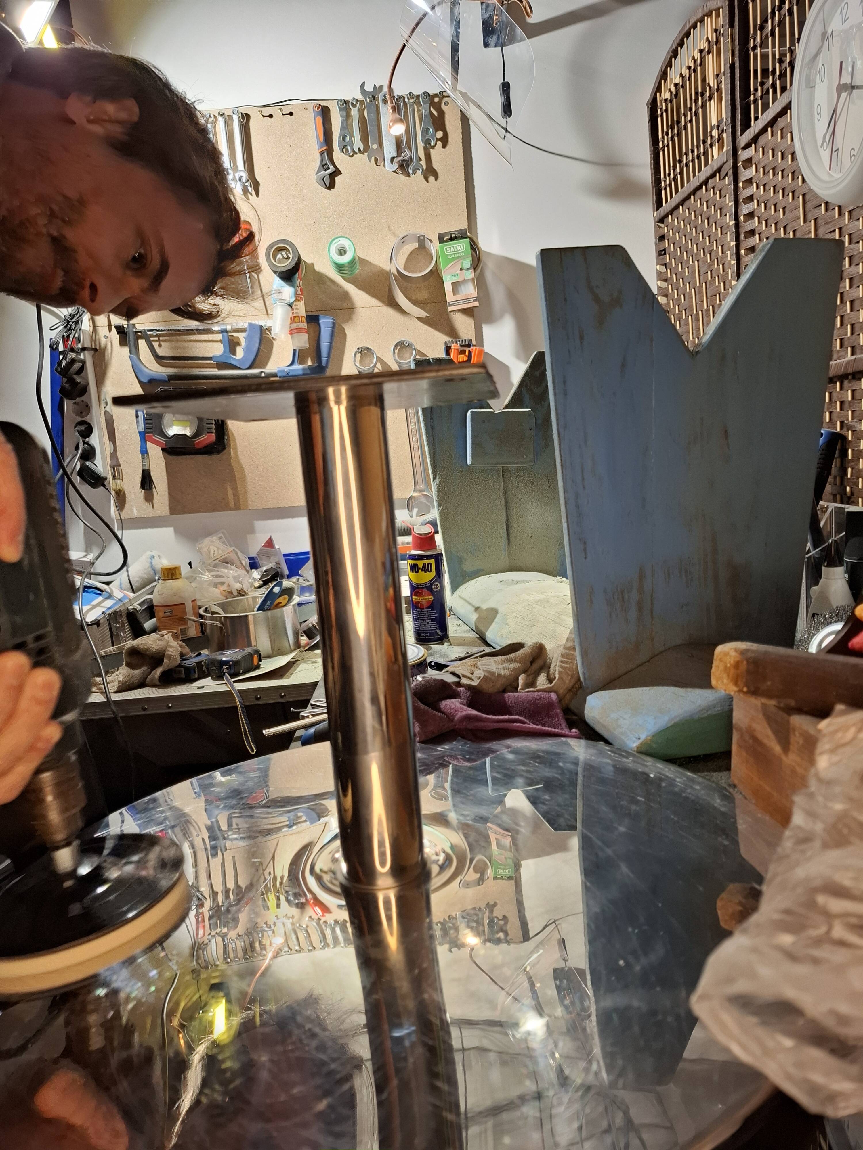 Artisan-Restored Mid-Century Armchair in Golden Mustard Velvet | Bruno Gonç