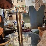 Artisan-Restored Mid-Century Armchair in Golden Mustard Velvet | Bruno Gonç