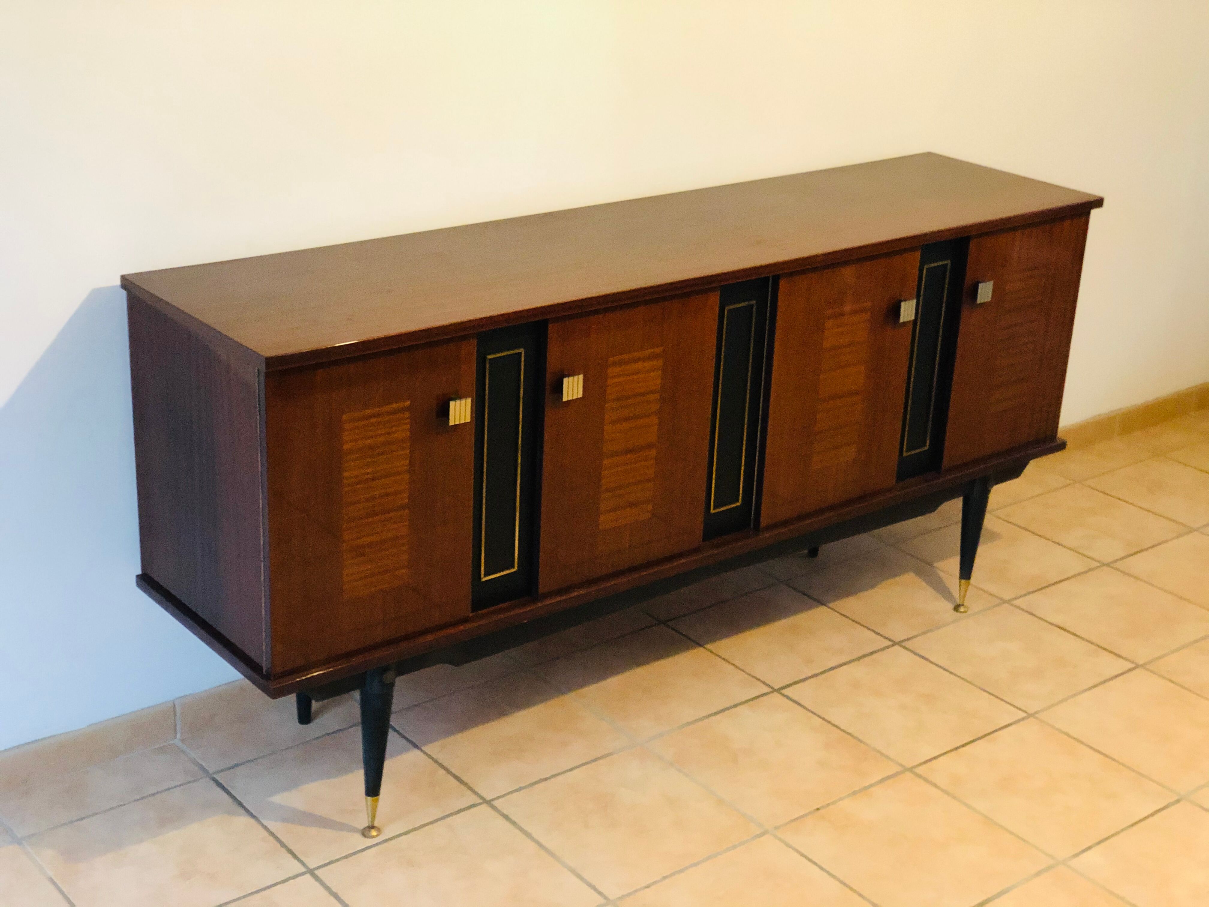 Vintage mahogany line by Unifa 1965