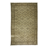 Tapis oriental vintage noué main – 322x208 cm – Tapisserie Anatolienne 1950