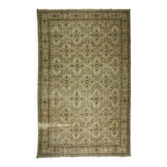 Tapis oriental vintage noué main – 322x208 cm – Tapisserie Anatolienne 1950