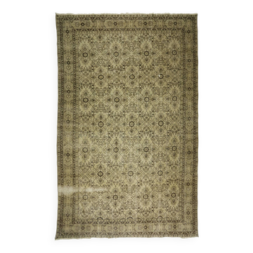 Tapis oriental vintage noué main – 322x208 cm – Tapisserie Anatolienne 1950