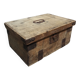 Old wooden box chest