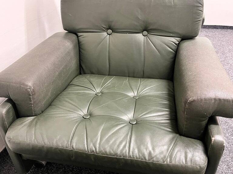 Design Mid-Century leatherette Armchairs by Arch. Spicka, around 1970s