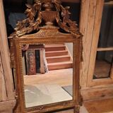 18th century pedimented mirror