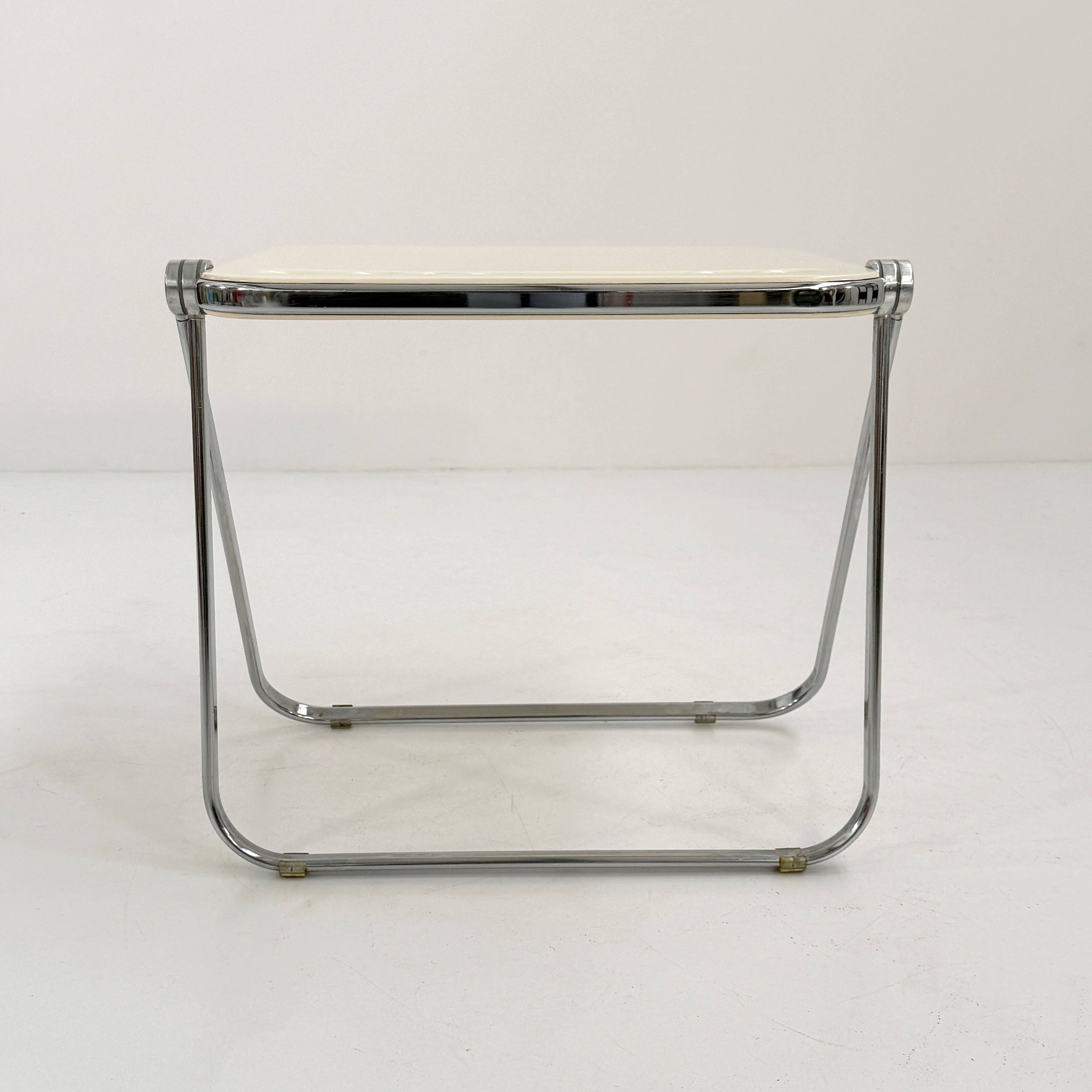 Platone beige folding desk by G. Piretti for Anonima Castelli, 1970