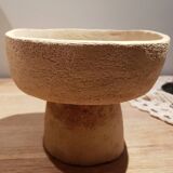 Chamotte stoneware cup
