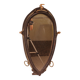 mirror made from a leather horse harness